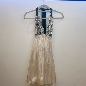 Boho halter dress